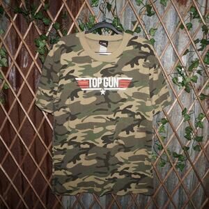 XL - Vintage Y2K top gun giant 2006 Paramount camo t-shirt